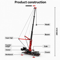Ubricks Elite Crane Engineering Model Kit Rc (10400+pcs) with mobile control