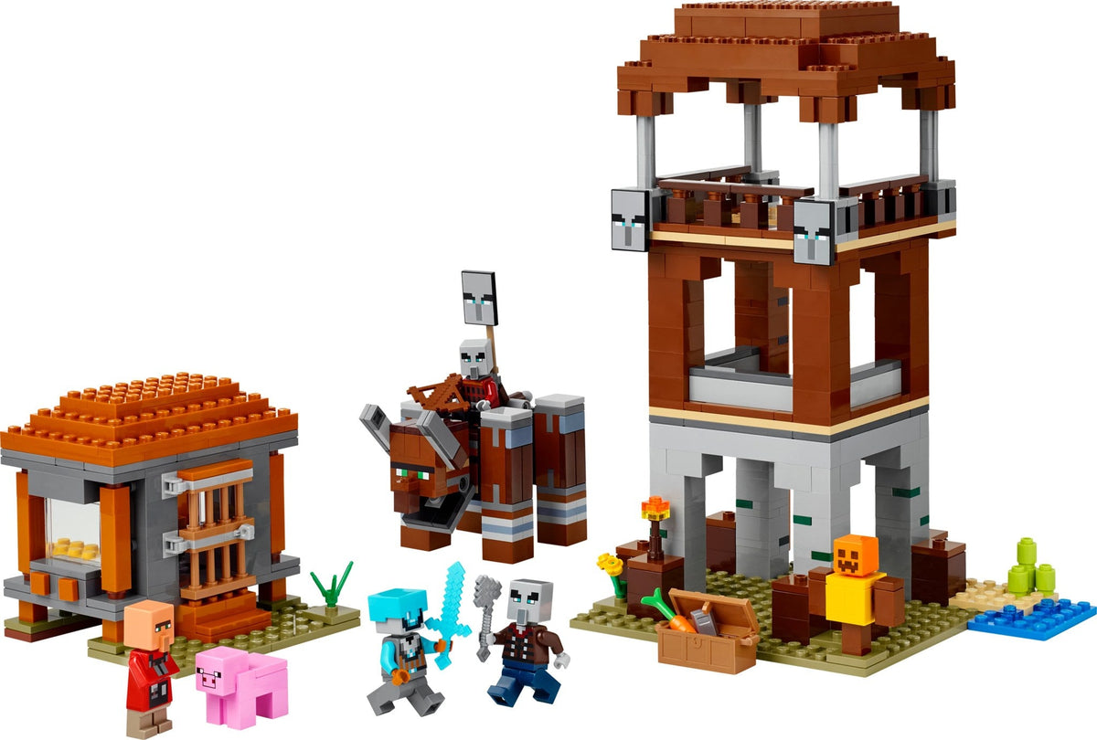 The Pillager Outpost and Ravager (665+pcs)