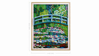 Claude Monet - Bridge over a Pond of Water Lilies (3179+pcs)