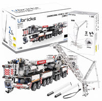 Ubricks Elite Crane Engineering Model Kit Rc (10400+pcs) with mobile control