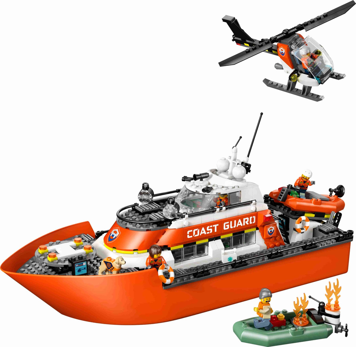 Coast Guard Rescue Boat (742+pcs)