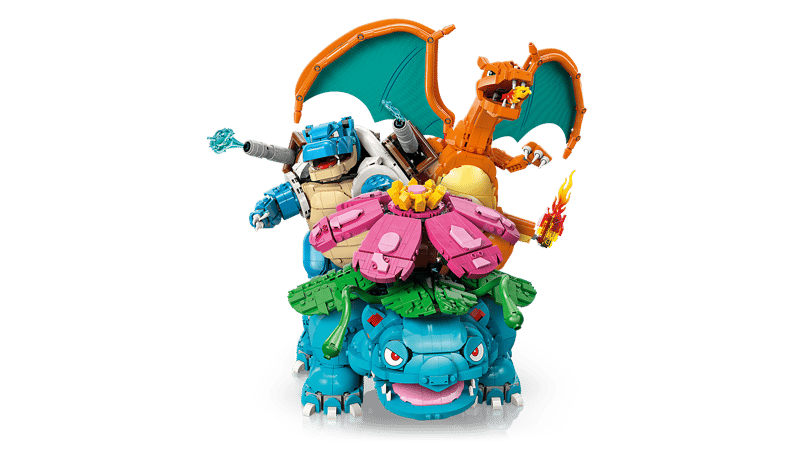 Venusaur, Charizard and Blastoise (6838+ pcs)