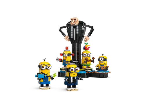 Brick-Built Gru and Minions (839+pcs)