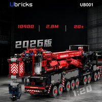 Ubricks Elite Crane Engineering Model Kit Rc (10400+pcs) with mobile control