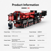 Ubricks Elite Crane Engineering Model Kit Rc (10400+pcs) with mobile control