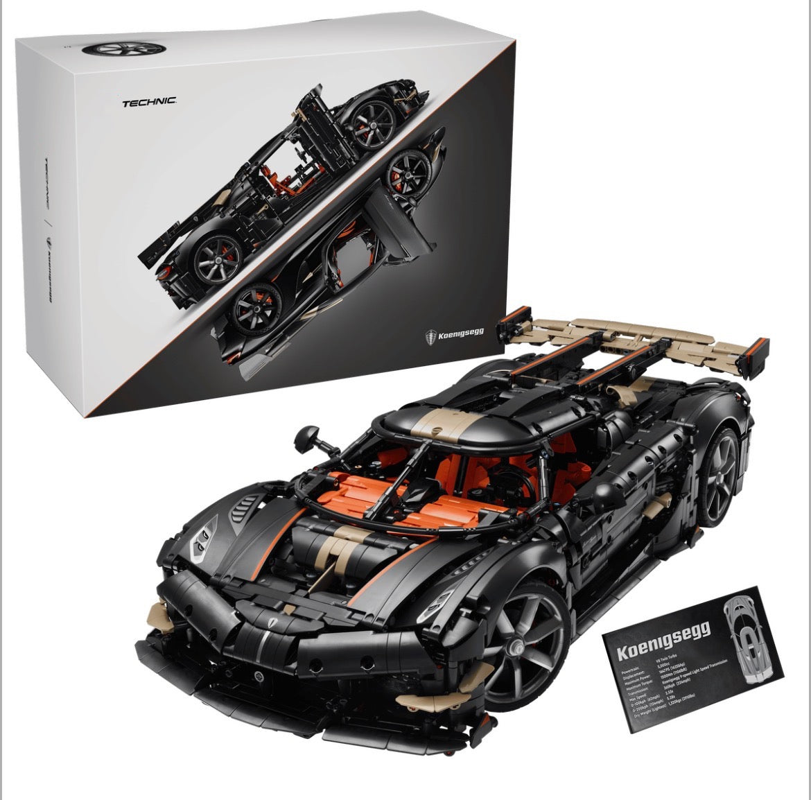 Koenigsegg Sadair se Spies Megakar #42232 (4104+ stuks)