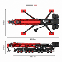 Ubricks Elite Crane Engineering Model Kit Rc (10400+pcs) with mobile control