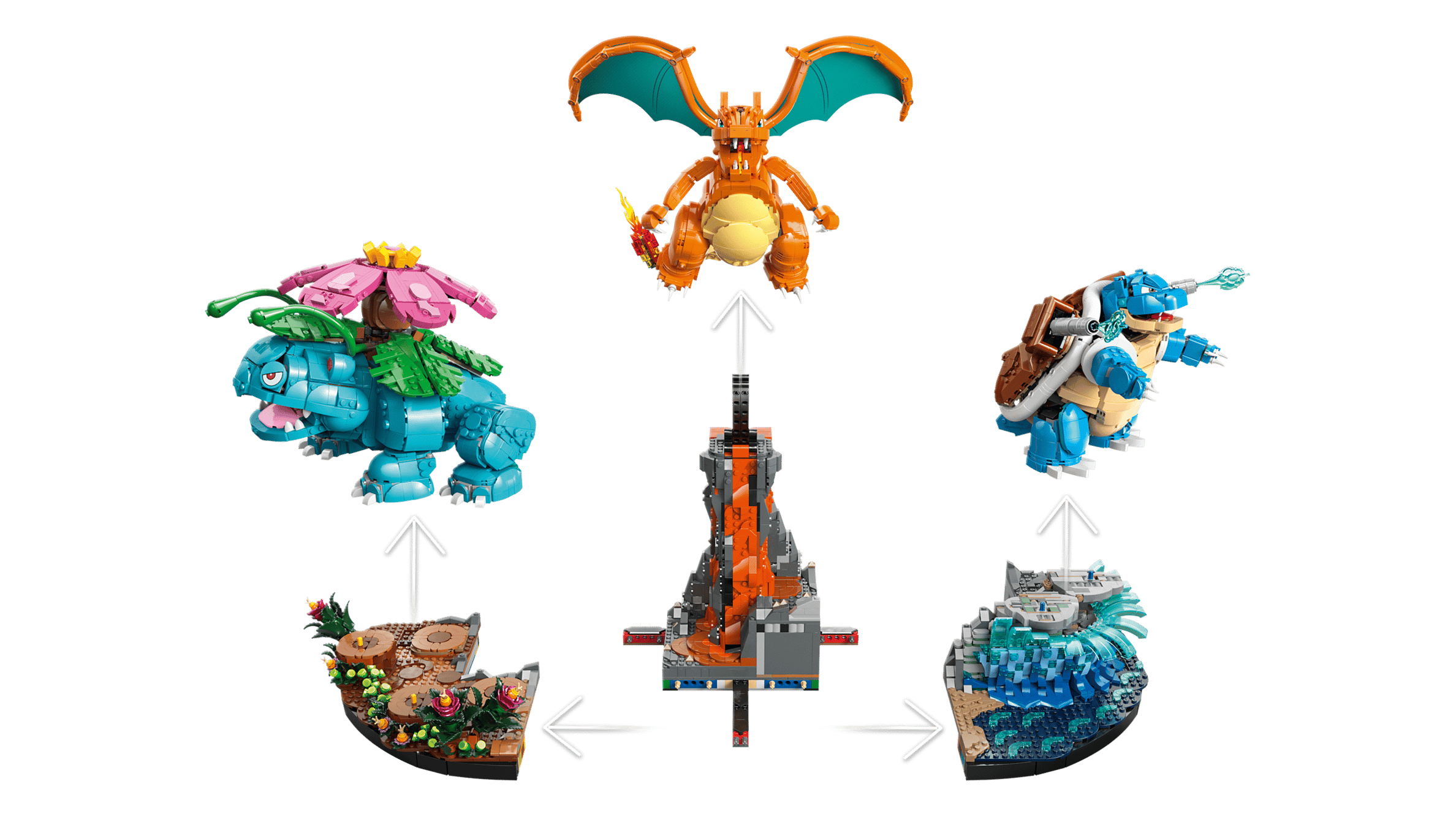 Venusaur, Charizard en Blastoise #72153 (6838+ stukke)