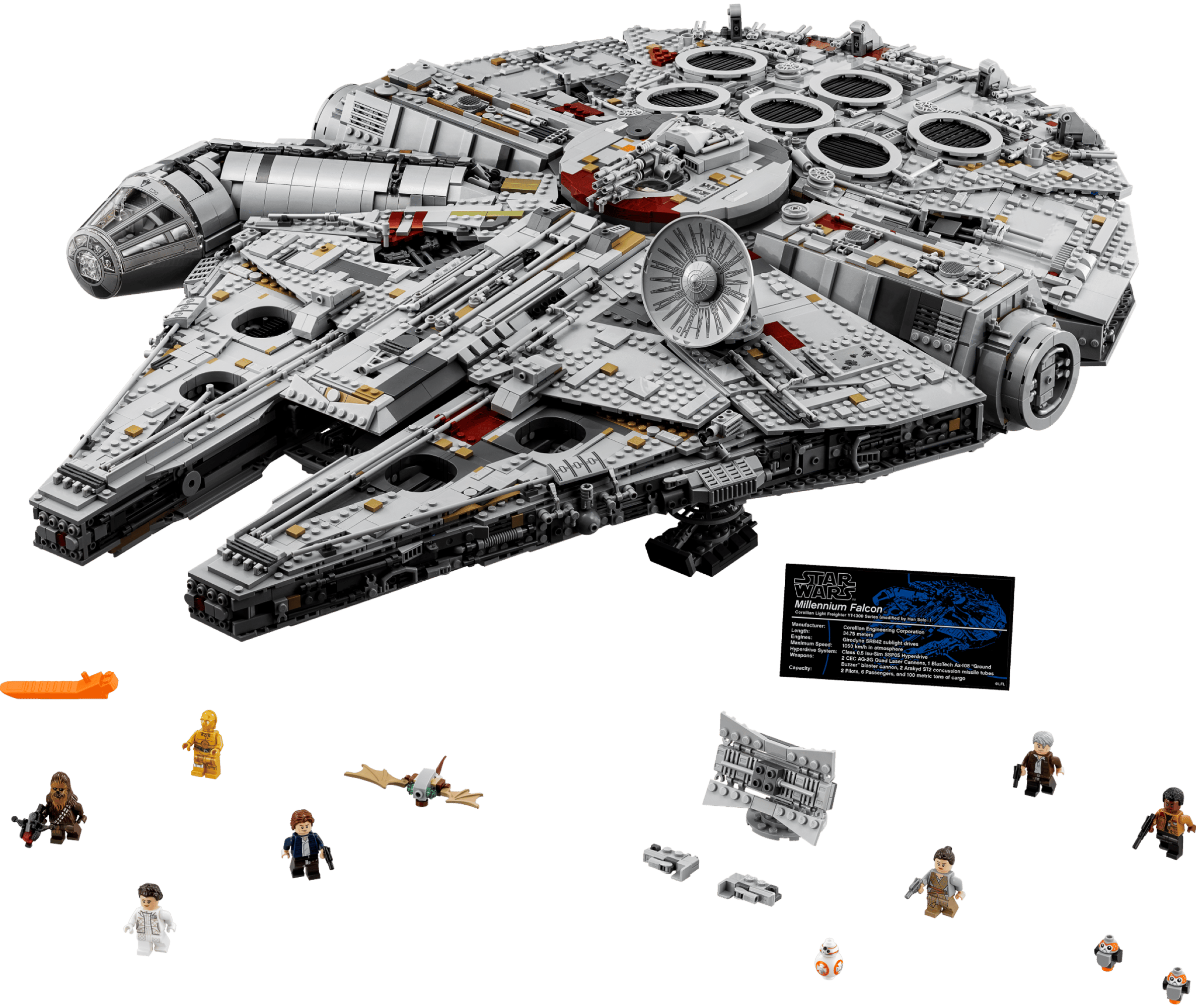 Millennium Falcon 75192 (7541+pcs)