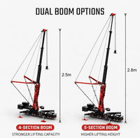 Ubricks Elite Crane Engineering Model Kit Rc (10400+pcs) with mobile control
