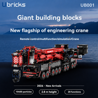 Ubricks Elite Crane Engineering Model Kit Rc (10400+pcs) with mobile control