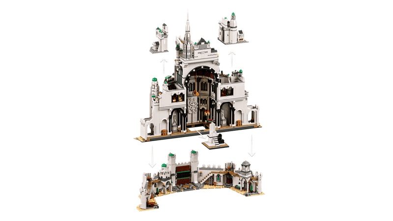 Minas Tirith (8278+pcs)